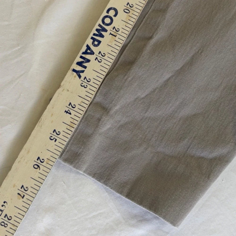J.Crew Bowery Slim Dress Pants Mens 34x30 Grey Stretch Cotton Chino Trousers
